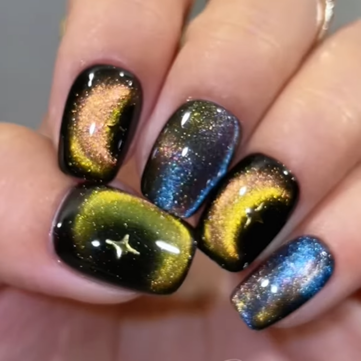Moon & Galaxy